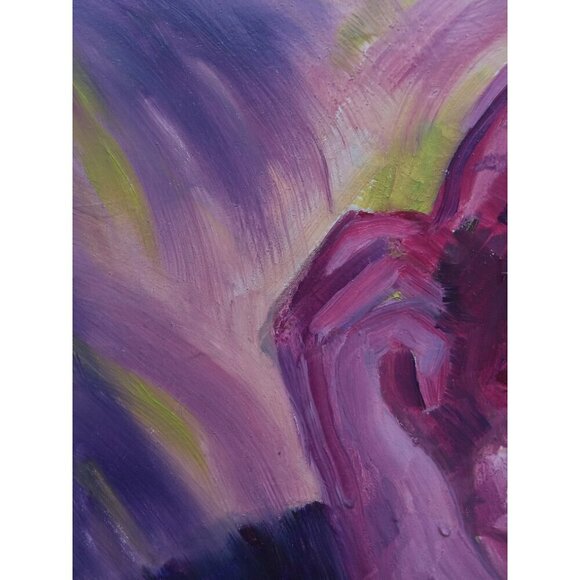 “Daydreaming” Original Oil Painting by Robin White - Oil on Wood Panel 10 x 8 x. - Picture 3 of 9